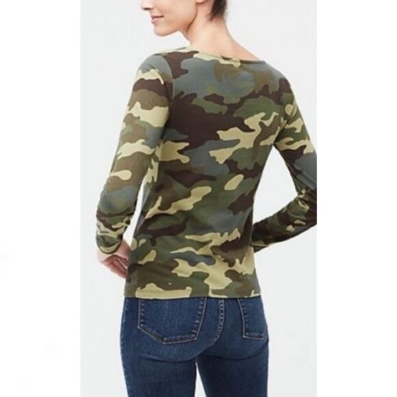 J. Crew Factory Artist Tee Camouflage - Picture 2 of 5